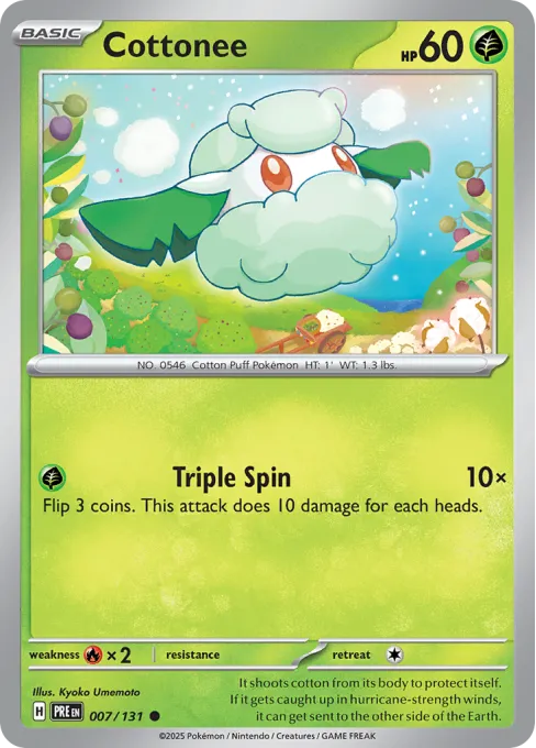 Cottonee - Reverse Holo