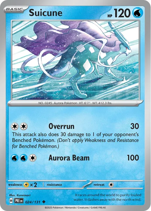 Suicune - Reverse Holo