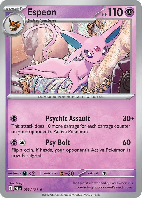 Espeon - Reverse Holo
