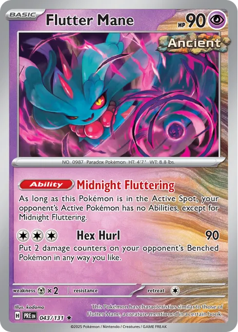 Flutter Mane - Reverse Holo