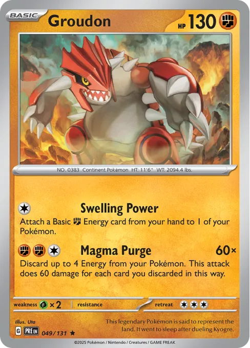 Groudon - Reverse Holo