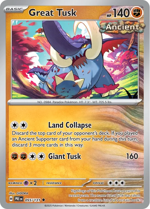 Great Tusk - Reverse Holo