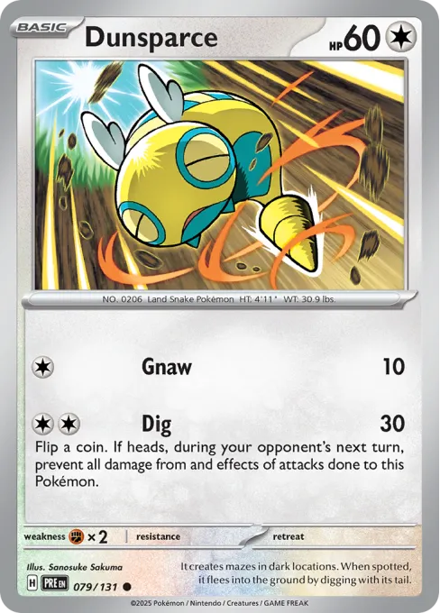 Dunsparce - Reverse Holo
