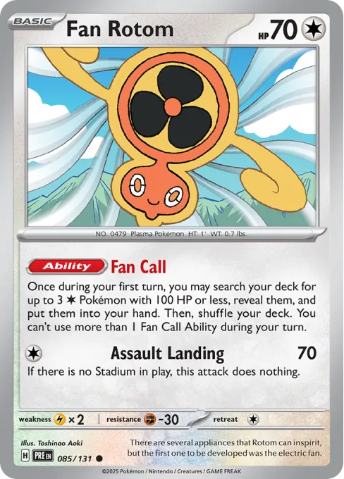 Fan Rotom - Reverse Holo
