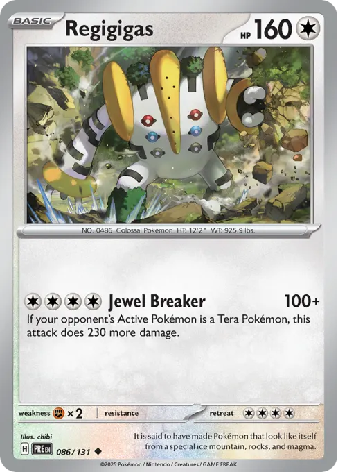 Regigigas - Reverse Holo