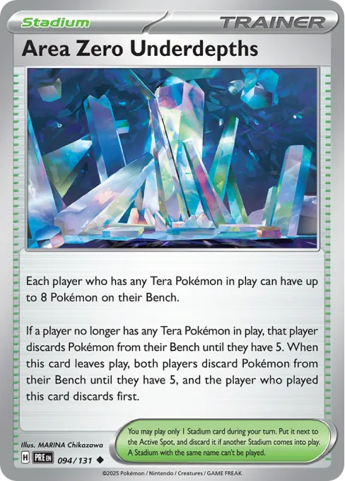 Area Zero Underdepths - Reverse Holo