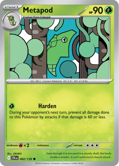 Metapod - Reverse Holo