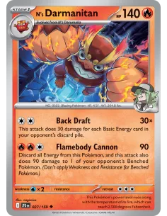 N's Darmanitan - Reverse Holo