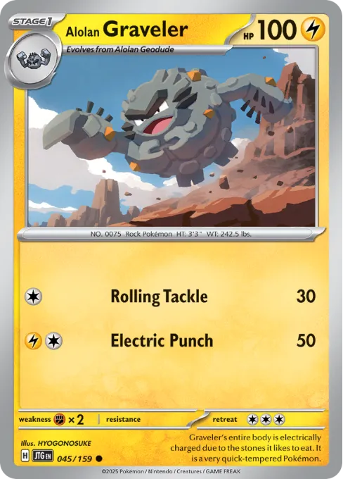 Alolan Graveler - Reverse Holo