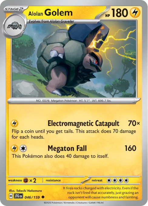 Alolan Golem - Reverse Holo