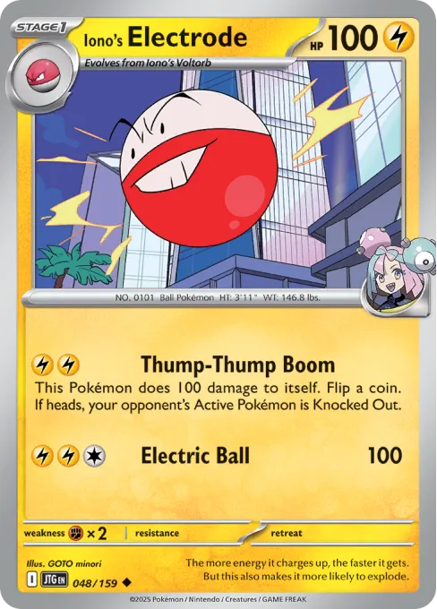 Iono's Electrode - Reverse Holo