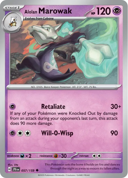 Alolan Marowak - Reverse Holo