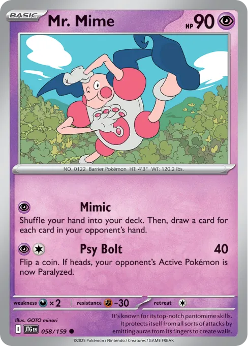 Mr. Mime - Reverse Holo