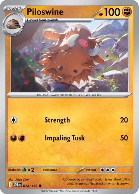 Piloswine - Reverse Holo