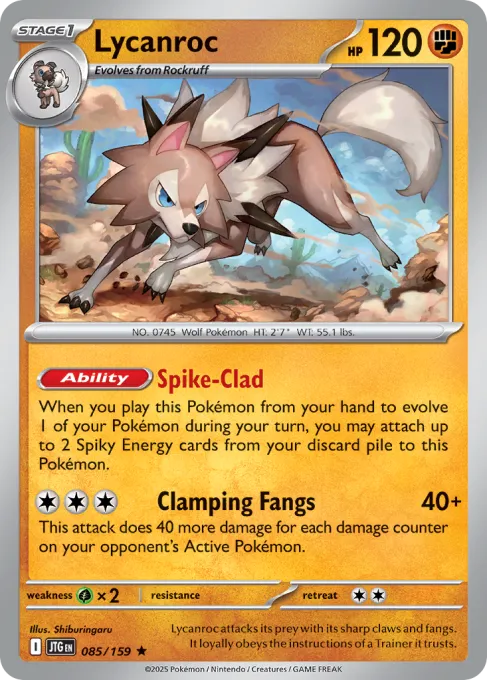 Lycanroc - Reverse Holo