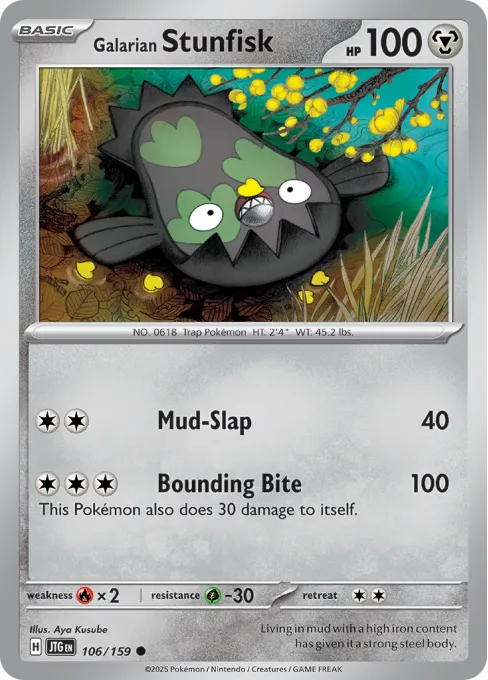 Galarian Stunfisk - Reverse Holo