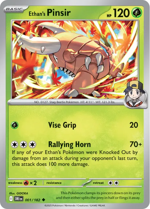 Ethan's Pinsir - Reverse Holo
