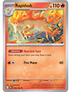Rapidash - Reverse Holo