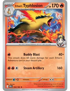 Ethan's Typhlosion - Reverse Holo