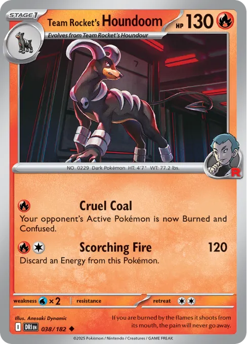 Team Rocket's Houndoom - Reverse Holo