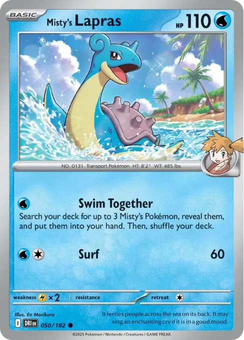 Misty's Lapras - Reverse Holo