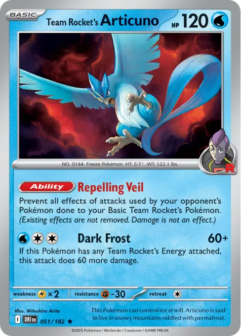 Team Rocket's Articuno - Reverse Holo
