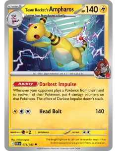 Team Rocket's Ampharos - Reverse Holo