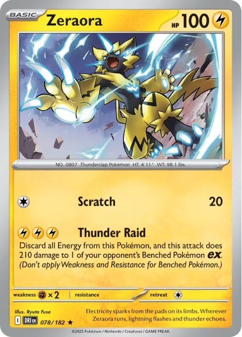 Zeraora - Reverse Holo
