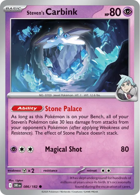 Steven's Carbink - Reverse Holo