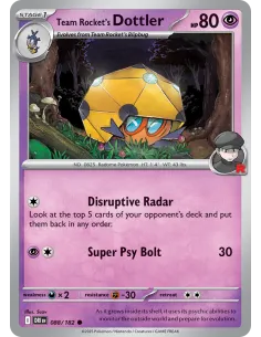 Team Rocket's Dottler - Reverse Holo