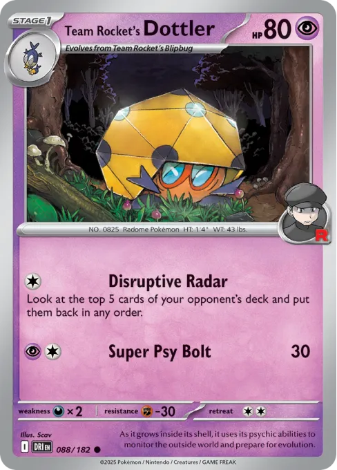Team Rocket's Dottler - Reverse Holo