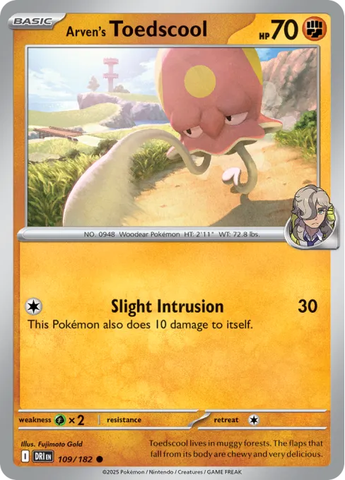 Arven's Toedscool - Reverse Holo