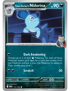 Team Rocket's Nidorina - Reverse Holo