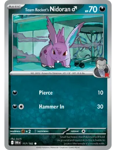 Team Rocket's Nidoran♂ - Reverse Holo