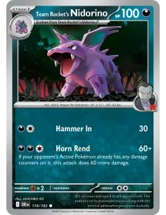 Team Rocket's Nidorino - Reverse Holo