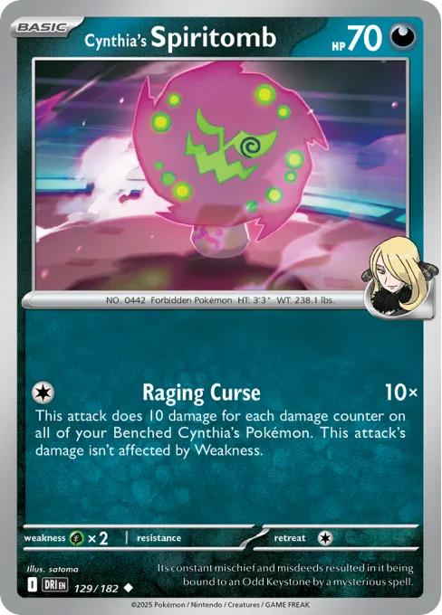 Cynthia's Spiritomb - Reverse Holo