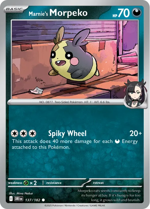 Marnie's Morpeko - Reverse Holo