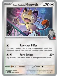 Team Rocket's Meowth - Reverse Holo