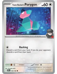 Team Rocket's Porygon - Reverse Holo