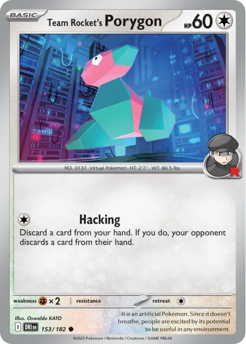 Team Rocket's Porygon - Reverse Holo