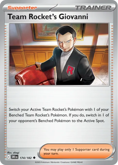 Team Rocket's Giovanni - Reverse Holo