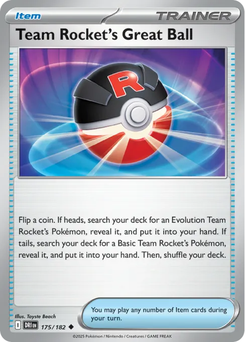 Team Rocket's Great Ball - Reverse Holo