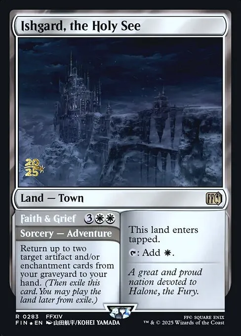 Ishgard, the Holy See // Faith & Grief - Foil