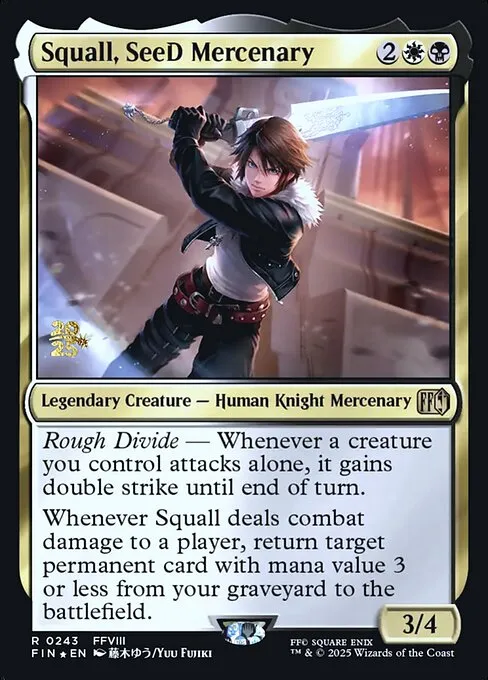 Squall, SeeD Mercenary - Foil