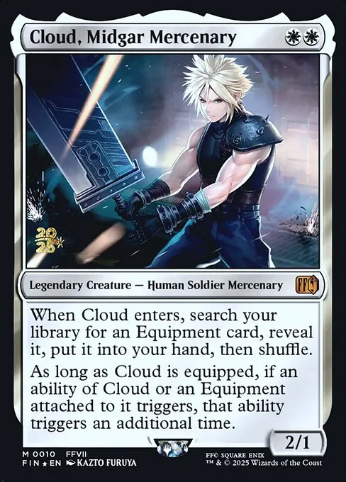 Cloud, Midgar Mercenary - Foil