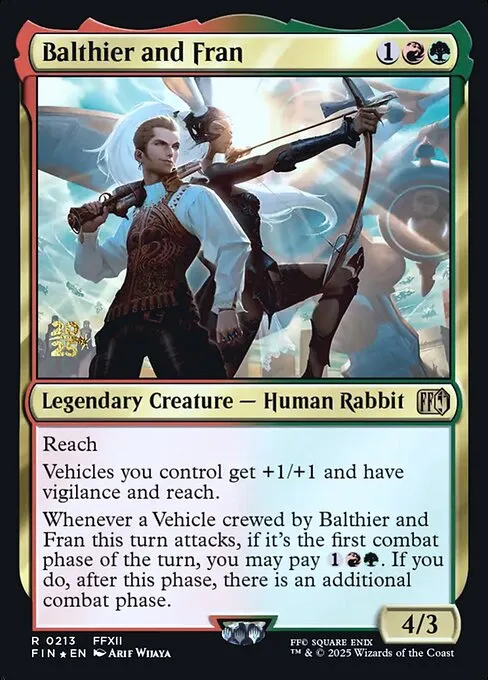 Balthier and Fran - Foil