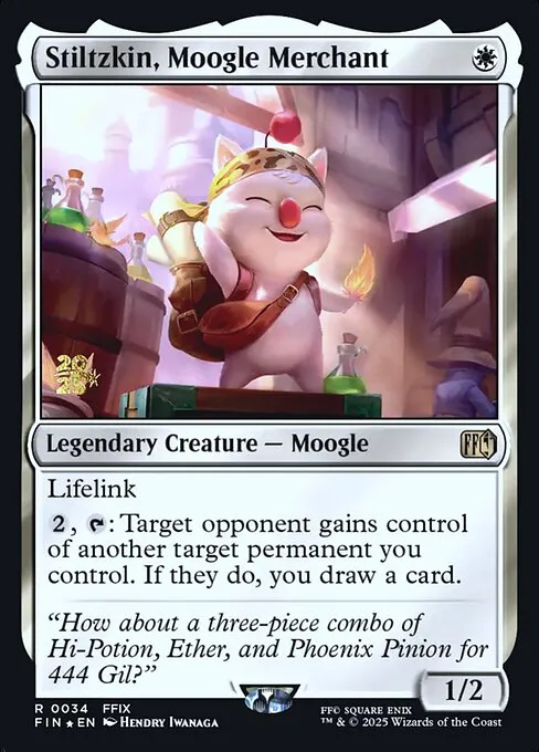 Stiltzkin, Moogle Merchant - Foil