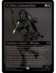 Nissa, Vastwood Seer // Nissa, Sage Animist - Foil