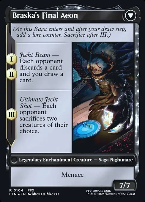 Jecht, Reluctant Guardian // Braska's Final Aeon - Foil