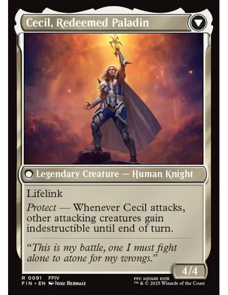 Cecil, Dark Knight // Cecil, Redeemed Paladin - Foil